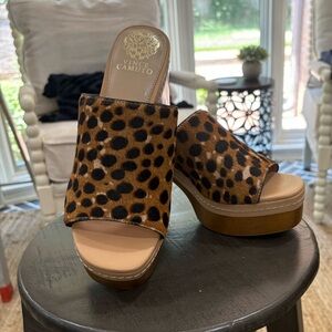 COPY - Leopard wedges